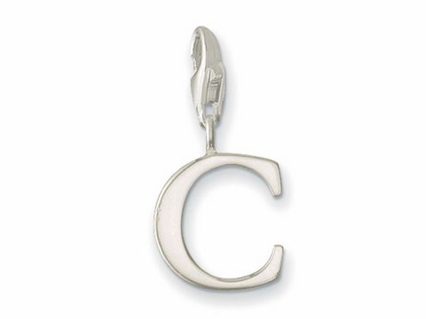 Thomas Sabo - C - Buchstaben charms Anhnger - 0177-001-12 - Silber