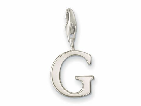 Thomas Sabo - G - Buchstaben charms Anhnger - 0181-001-12 - Silber