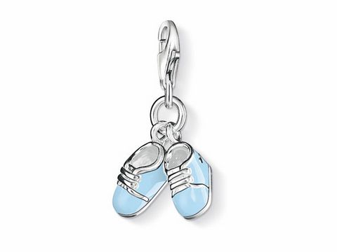 Thomas Sabo - Babyschuhe - charms Anhnger - 0822-007-1 - Silber + Kaltemail