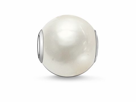Thomas Sabo Karma Beads - K0004-082-14 Weisse Perle Silber - Swasserzuchtperle