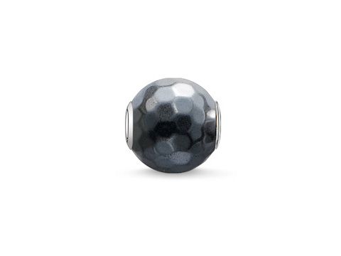Thomas Sabo - Karma Beads - K0100-064-5 Hmatin - Sterling Silber - imitierter Hmatit - grau