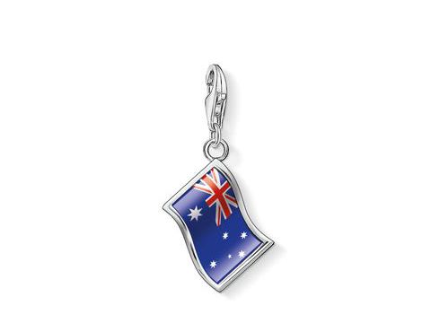 Thomas Sabo - Flagge Australien - Charm 1145-603-1 Emaille transparent - Inlay - blau