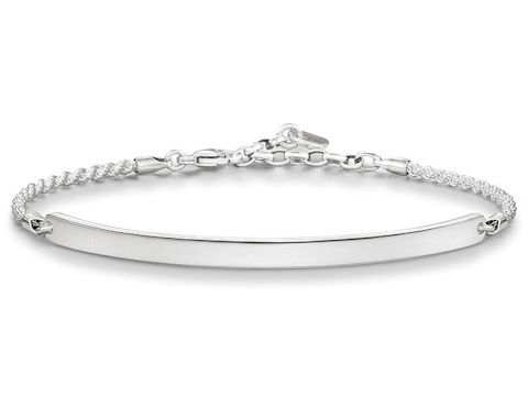 Thomas Sabo - LBA0008-001-12-L21v - Armband 16,5-19,5 cm - Silber poliert - Love Bridge