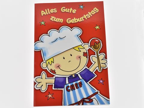 Geburtstagskarte - Junge - Chef
