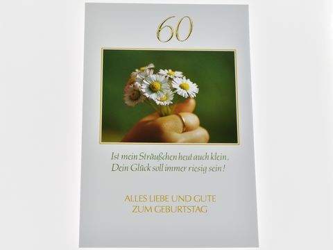 Geburtstagskarte - Kleiner Blumenstrau