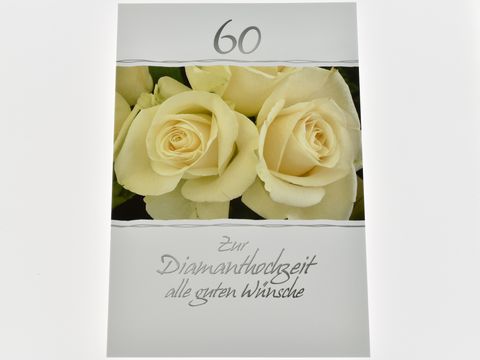 Hochzeitskarte - Rosenblten