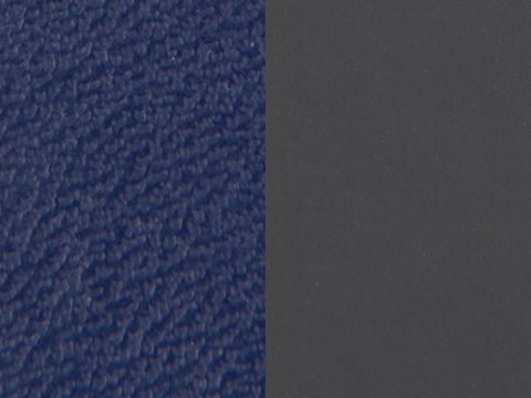 Les Georgettes Vinyl - Perspex Armreifen Einsatz - DC000 - Raw Denim - Anthrazit Soft - 14 mm