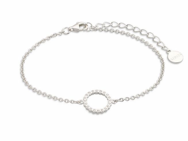 Xenox Sterling Silber Armband XS2934 - 15-18,5 cm - LUCKY ONES - Ankerkette