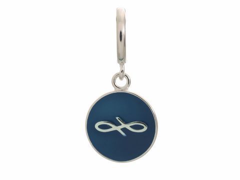 Endless 43307-8 - Navy Endless Coin - Silber charms
