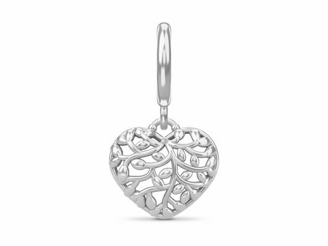 Endless Charm 43443 - Twisted Heart Love Silver - Silber