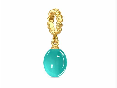 Endless Charm 53307-5 - May Passion Gold - Birthstones - Silber vergoldet
