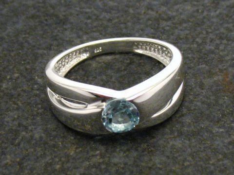 Ring ELEGANT - 925 Sterling Silber Gr. 48/15,4 Zirkonia