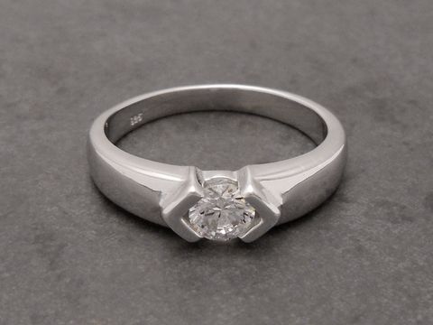 Design Ring charmant - Sterling Silber rhod. Zirkonia - Gre 50