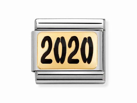Nomination 030261 43 - 2020 - COMPOSABLE CLASSIC MESSAGES 1 - Edelstahl - Emaille + 18Kt Gold