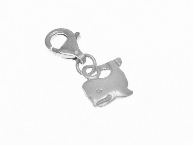 Anhnger Charms - Sterling Silber - poliert - Wal
