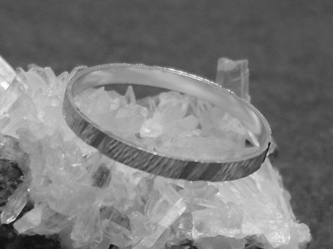 Silber Ring rhodiniert 2mm breit Gr: 57 /18,2mm-City-