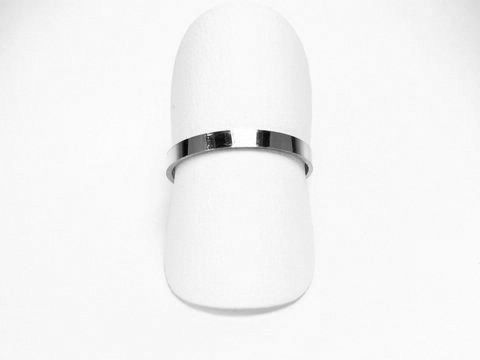 Silber Zehenring -rhodiniert- 2mm poliert FUßSCHMUCK