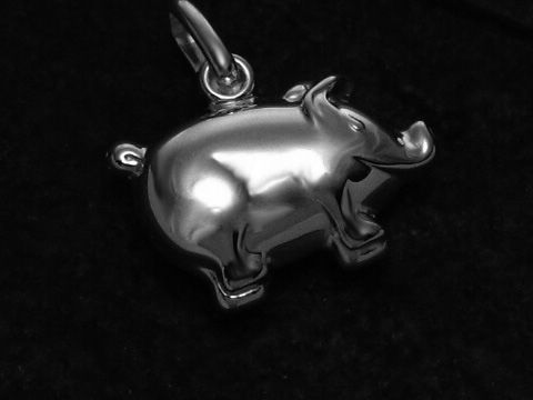 Schwein - Schweinchen Sterling Silber Anhnger