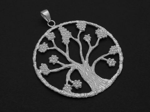 Silber Anhnger - Lebensbaum - aussagekrftig