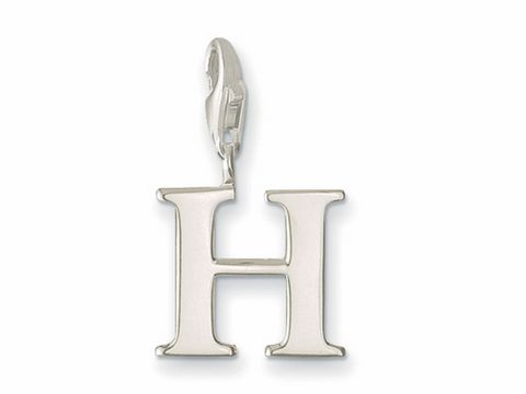 Thomas Sabo - H - Buchstaben charms Anhnger - 0182-001-12 - Silber