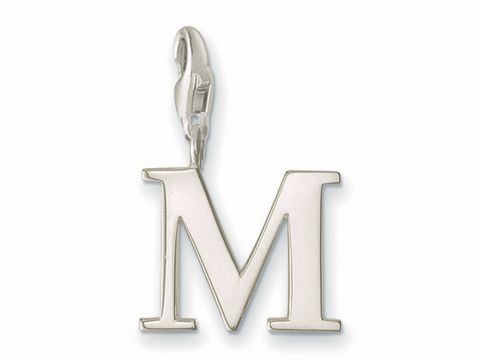 Thomas Sabo - M - Buchstaben charms Anhnger - 0187-001-12 - Silber