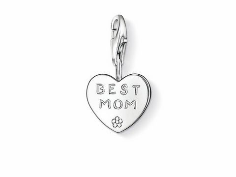Thomas Sabo - BEST MOM - charms Anhnger - 0821-001-12 - Silber