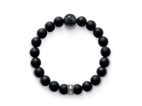 Thomas Sabo Armband - A1085-023-11-L - Silber + Obsidian