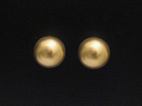 Schner Gold 333 Kugel Ohrring Stecker poliert 6,8 mm