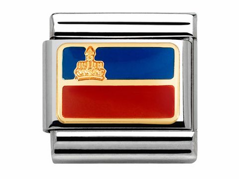 Nomination 030234 50 - Classic - Liechtenstein - FLAGGE EUROPA - Gold + Emaille