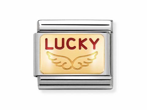 NOMINATION CLASSIC Gold Email LUCKY Edelstahl - 030284 39