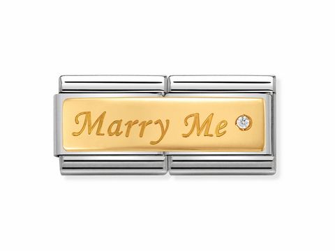 Nomination - 030730 01 - Marry Me - mit Gravur - DOUBLE Classic