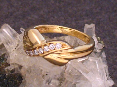 Gold 750 Ring - edel - Brillant - Gr. 53,5 - Goldring