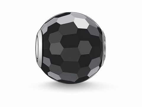 Thomas Sabo Karma Beads - K0003-023-11 - Obsidian facettiert Silber -  schwarz 41605052