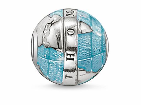 Thomas Sabo Karma Beads - K0036-007-1 - Wunderbare Welt Silber - Emaille - blau