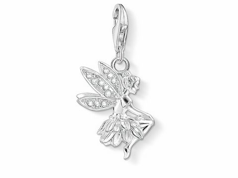Thomas Sabo charms - Elfe - 1292-051-14 Sterling Silber - Zirkonia - wei