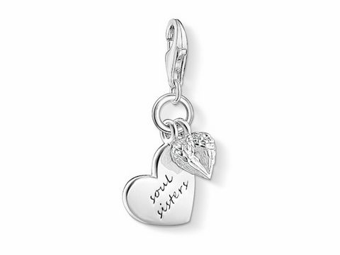 Thomas Sabo charms - SOUL SISTERS - 1316-001-12 Sterling Silber - blank