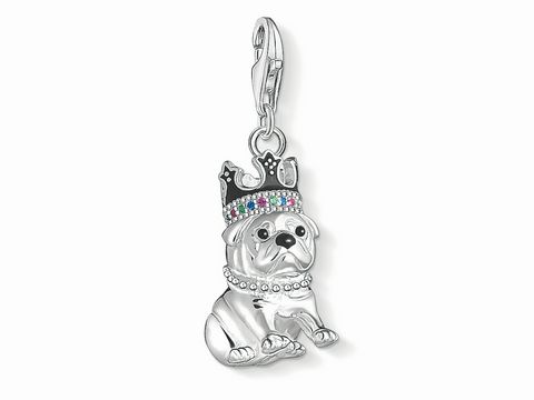 Thomas Sabo - 1510-497-21 Charm-Anhnger Mops mit Krone - Silber