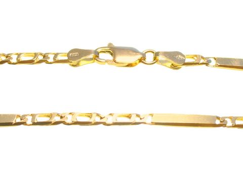 Kstchenpanzerkette Goldkette Gold 585 - 45cm