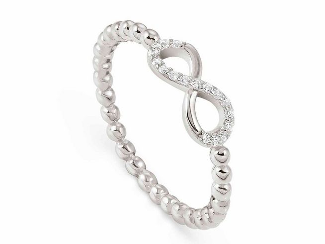 Nomination 240500 05 LoveCloud - Ring - Infinity - Sterling Silber rhodiniert - Gr. 13