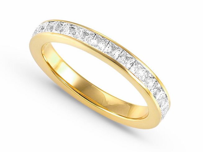 Nomination Carismatica Ring 240908 01 - Gelbgold vergoldet - Zirkonia Wei - Gr. 11