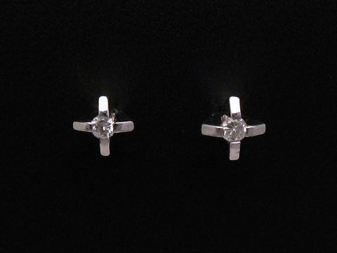 Ohrringe DESIGN - Weigold 585 - Diamant 0,06 ct. W/P1