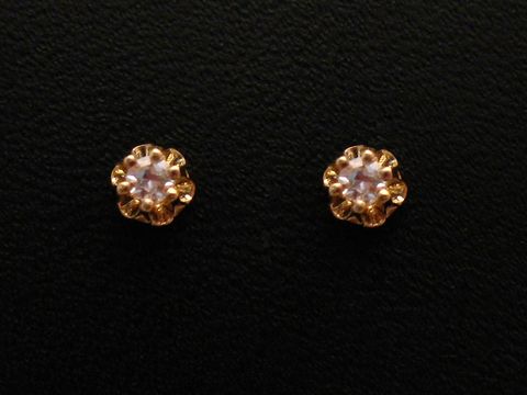 Ohrringe Diamant 0,06 ct. W/Si - BLUME Gold