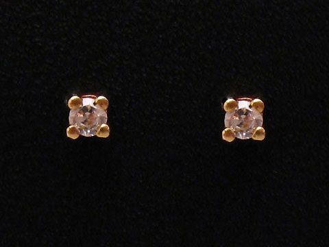 Ohrringe Diamant 0,04 ct. W/P1 - ELEGANCE Gold 585