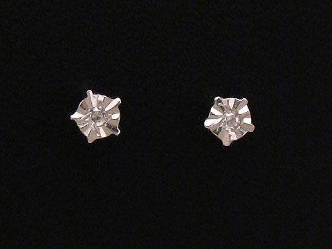 Ohrringe Diamant 0,02 ct. - ELEGANT Gold BICOLOR