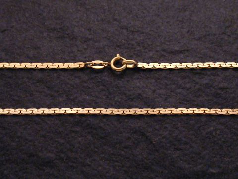 Goldkette Ankerkette flach - Gold 333 - 80 cm