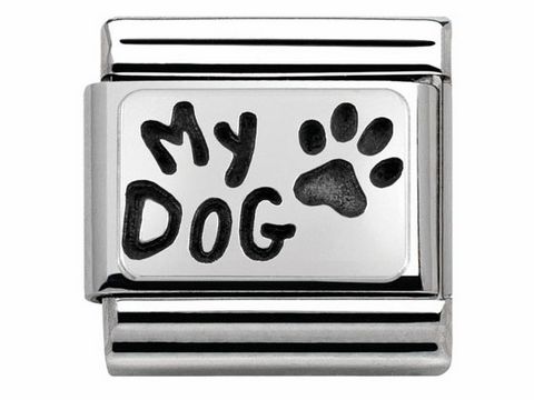 Nomination 330102 35 Classic Edelstahl + Silber - MY DOG