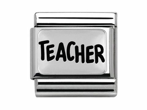 Nomination - 330102 39 - Classic - TEACHER - Silber