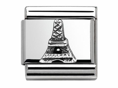 Nomination - 330105 32 - Classic - Eiffel Turm - Silber - MONUMENTS RELIEF