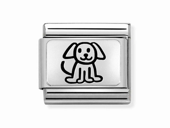 Nomination Classic Sterling Silver oxid. - 330109 52 - Hund