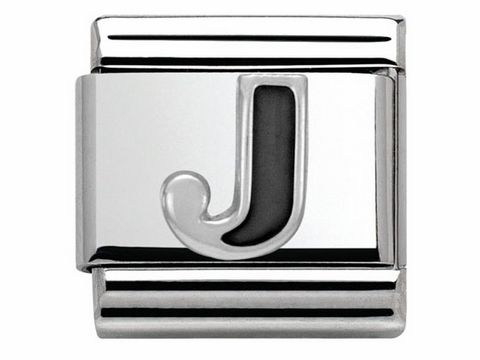 Nomination Classic SilverShine - 330201 10 - J - BUCHSTABEN - Emaille